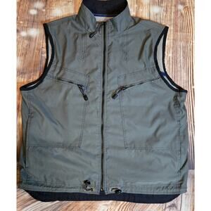 VTG Gap Mens GXP-45 Observer Utility Vest 90's Y2k Gray/Blue XL Pockets Gorpcore
